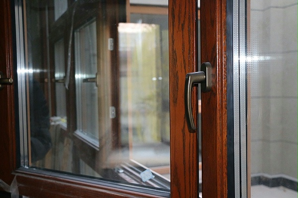 铝包木门窗产品细节实拍